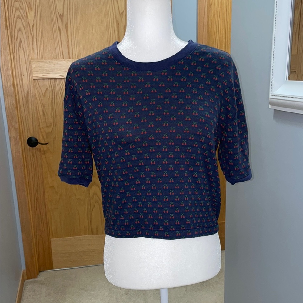 Madewell Cherry Crop T-Shirt